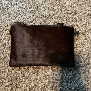 Montana West cowhide clutch/wallet